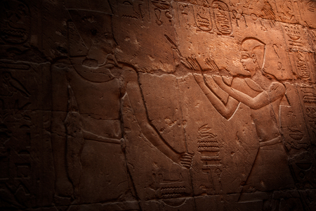 Karnak temple in Luxor, Egyptの写真素材