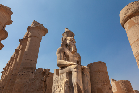 Karnak temple in Luxor, Egyptの写真素材