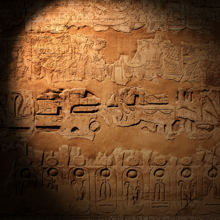 Karnak temple in Luxor, Egyptの写真素材
