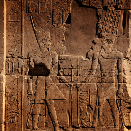 Karnak temple in Luxor, Egyptの写真素材