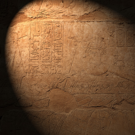 Karnak temple in Luxor, Egyptの写真素材