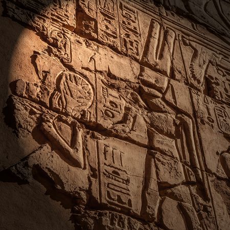 Karnak temple in Luxor, Egyptの写真素材