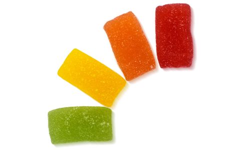 colored jellyの写真素材