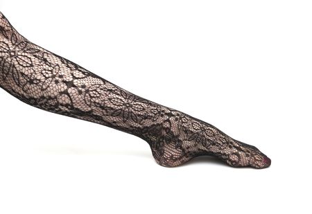 Beautiful woman legs in stockings