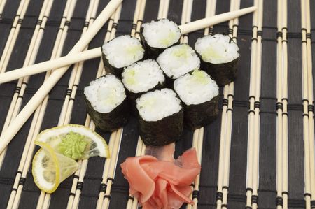  An image of a set of sushiの写真素材