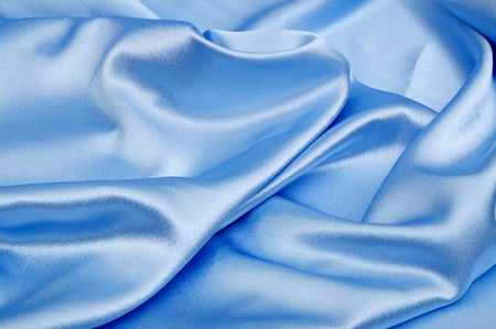 blue Silky fabric abstract background for your designの写真素材