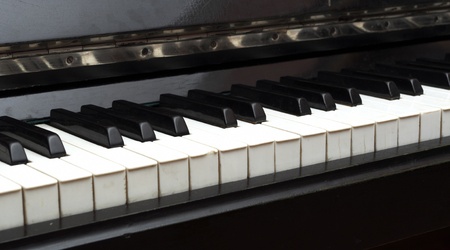 Piano Key close up shot can be used us bacground