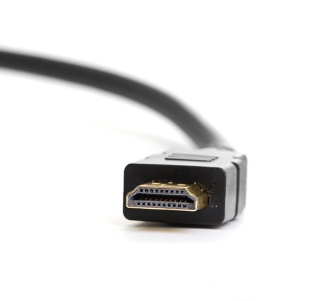 close shot of HDMI cable