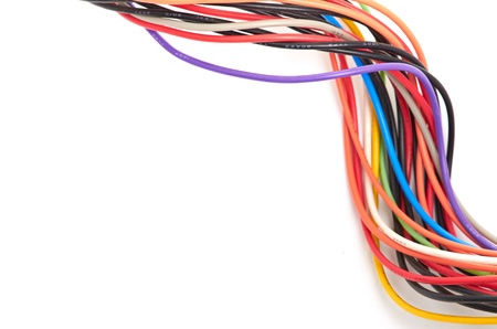 Multicolored computer cable