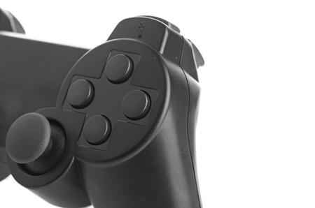 gamepad on white background