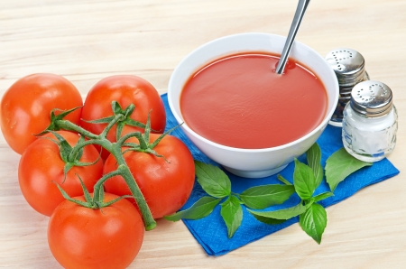 Tomato soupの写真素材