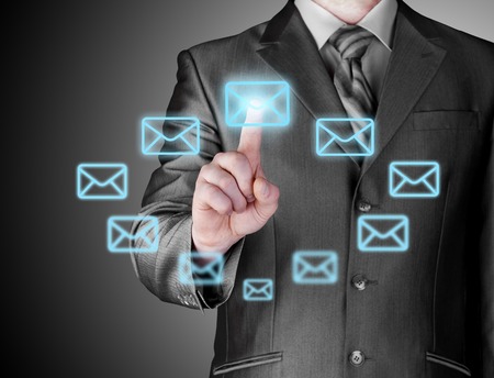 Businessman email conceptの写真素材