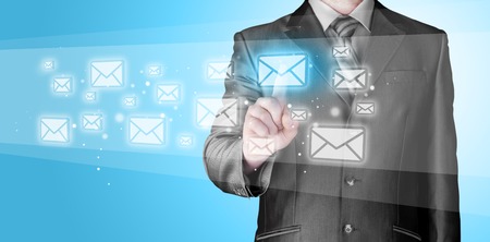 Businessman email conceptの写真素材