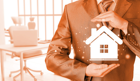 Home insurance concept.の写真素材