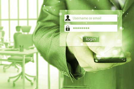 login and passwordの写真素材