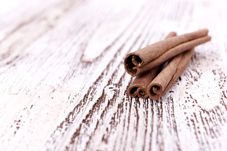 Bunch of cinnamon sticksの写真素材