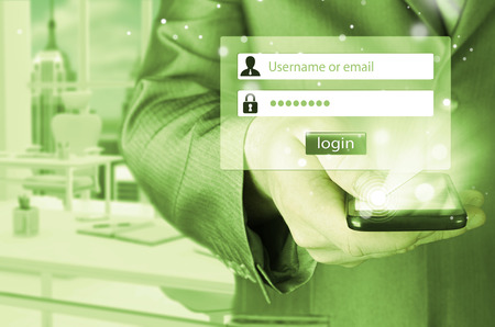 login and password