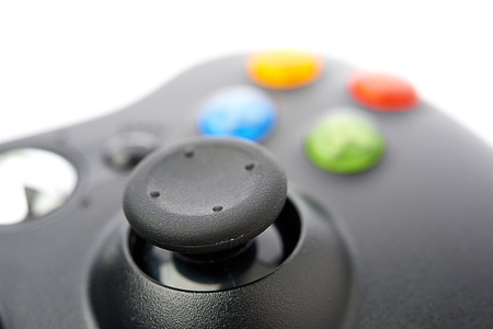 video game controller isolated on white background