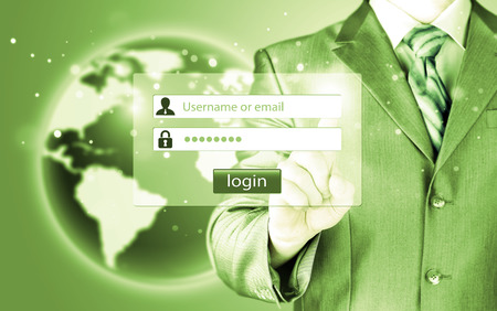 login and passwordの写真素材