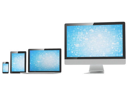 Ultimate web design, laptop, smartphone, tablet, computer, display