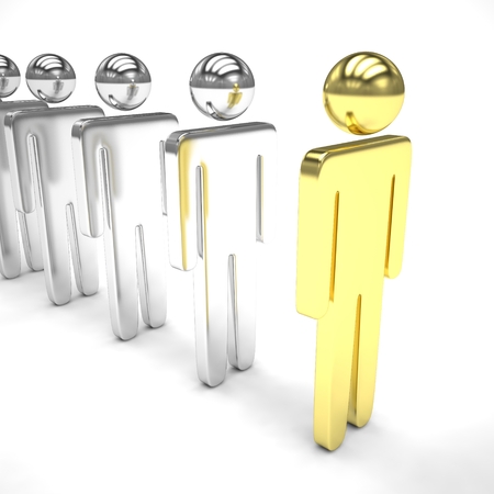 leadership business concept. 3d rendering.の写真素材