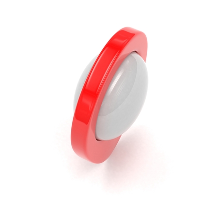 red map pointer isolated. 3d rendering.の写真素材