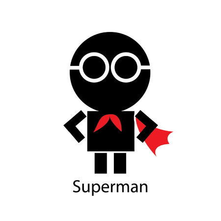 Supermanのイラスト素材