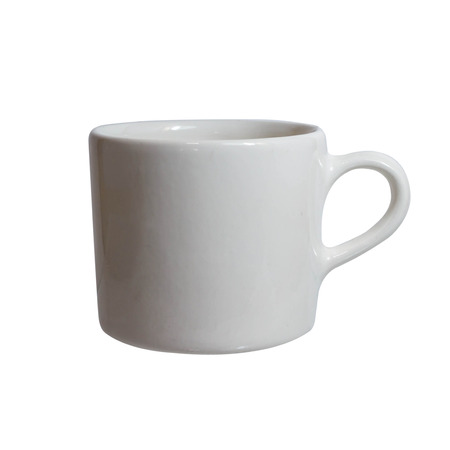 Coffee cup isolated on white .の写真素材