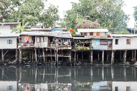 Slum houses.のeditorial素材