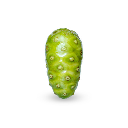 Noni fruit isolated on white background.の写真素材