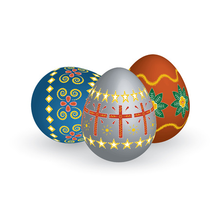 Easter eggs.のイラスト素材