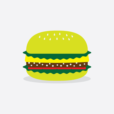 Cheeseburger.のイラスト素材