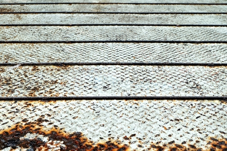 Close up Rusty Dock Ground.の写真素材
