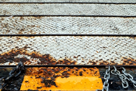 Rusty Dock Ground.の写真素材