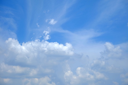 Blue Sky with Cloud Background.の写真素材