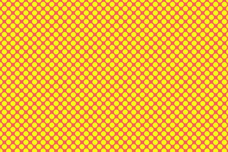 Yellow Dot on Pink Paper Texture Background in Pastel Style, Suitable for Suitable for Presentation, Web Temple, and Scrapbook Making.の写真素材