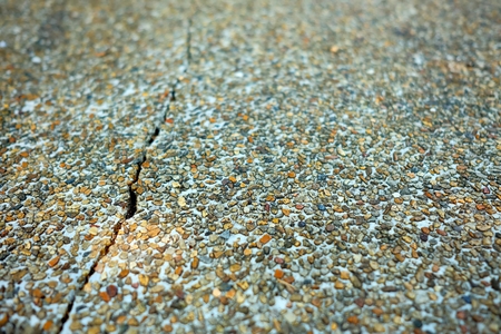 Closed-up Broken Ground. (Selective Focus)の写真素材