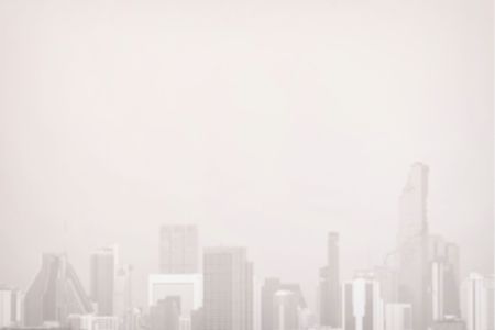 Blurred White Cityscape of Bangkok Background.の写真素材