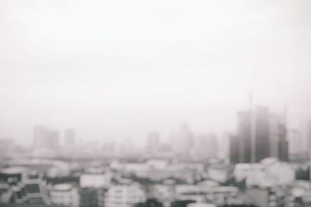 Blurred White Cityscape Background.の写真素材