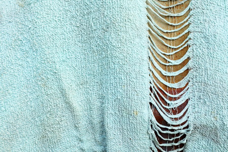 Old Dirty Torn Rag Background.の写真素材