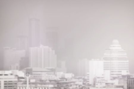 Blurred Black and White Cityscape Background.の写真素材