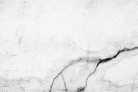 White Broken Wall Texture for Background.の写真素材