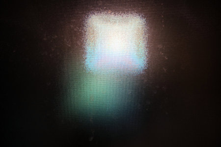 Spotlight Shine through Frosted Glass Background.の写真素材