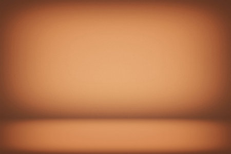 Abstract Gradient Calming Coral Color Studio Room Illustration Background with Grain, Suitable for Product Presentation and Backdrop. (Color Trend 2022)の写真素材