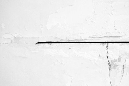 White House Collapsing Wall Background.の写真素材