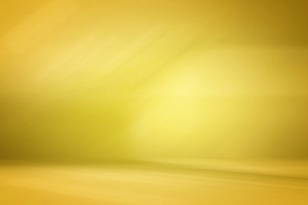 Gold Studio Background with Lightbeam.の写真素材
