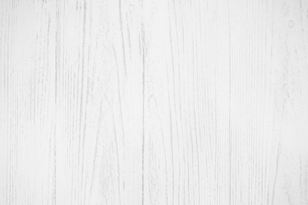 Close up White Wood Wall Texture Background.の写真素材