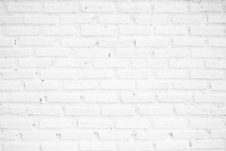White Brick Wall Texture for Background.の写真素材