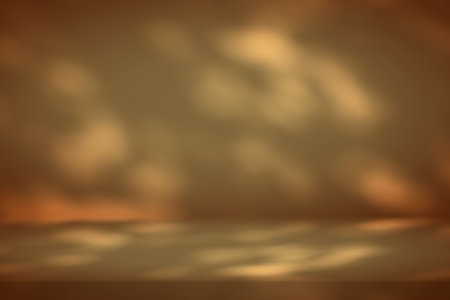 Blurred Natural Light and Beam in the Interior Room Background, Suitable for Product Display and Backdrop.の写真素材