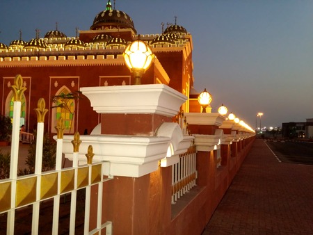 Al Salam Mosque AL Barsha Dubai United Arab Emiratesのeditorial素材